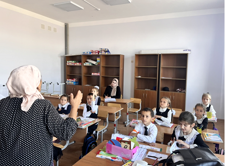 Посещения педагогом-психологом  1 класса в период адаптации в МКОУ «Кемсиюртовская СОШ».