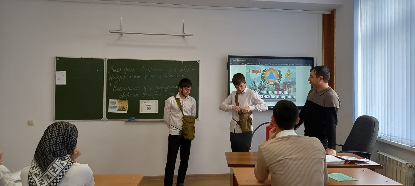Всероссийский открытый урок по ОБЖ в МКОУ «Кемсиюртовская СОШ»..